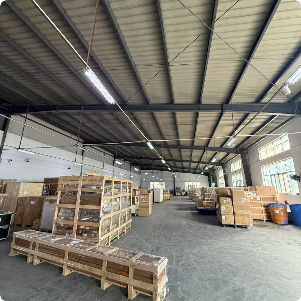 Standardized wooden crating site